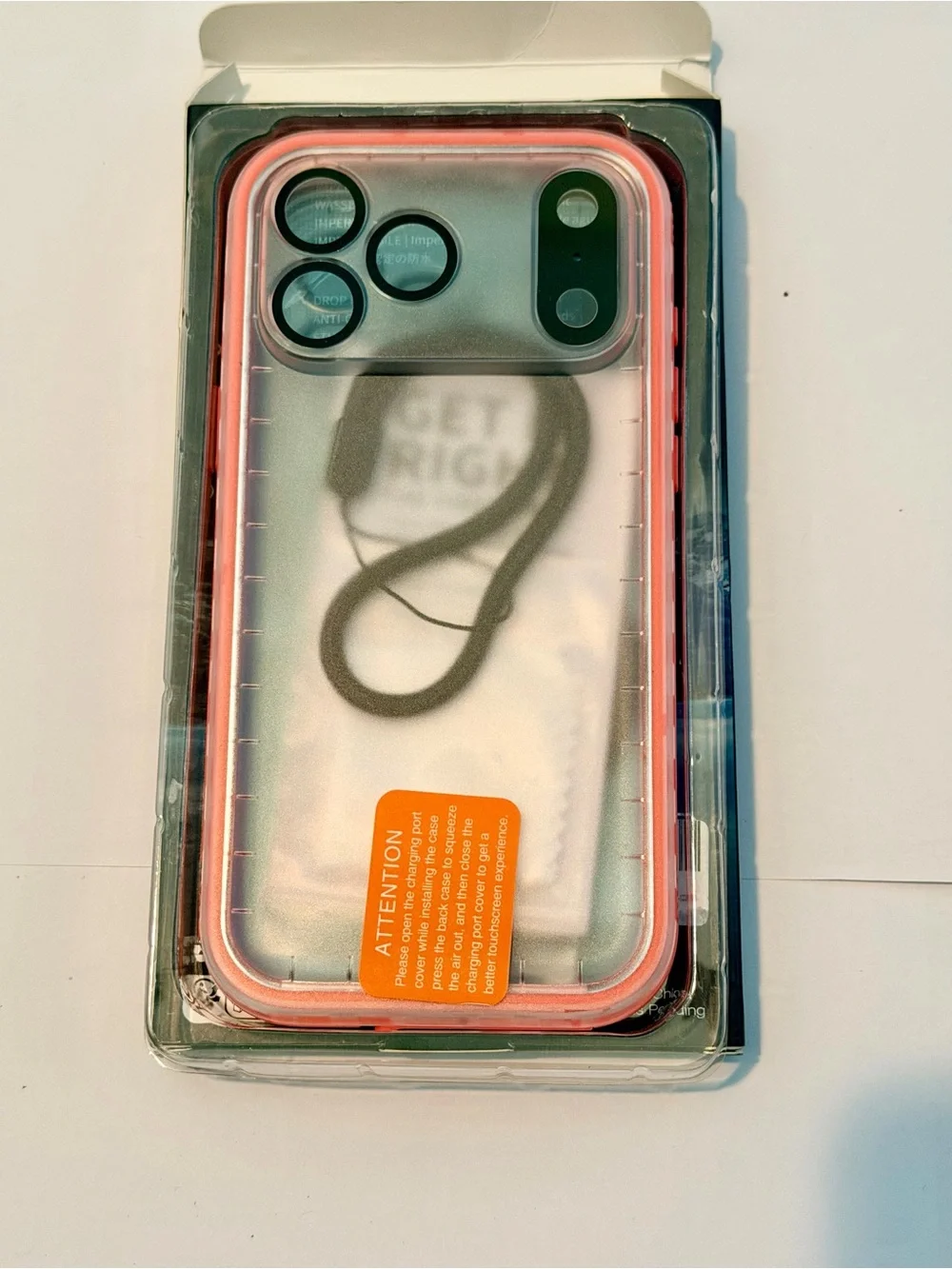 SPORTLINK for iPhone 17 Pro Max Waterproof Case, Pink